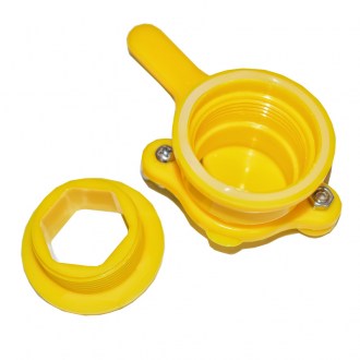 Robinet en plastique - jaune